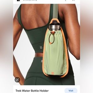 Sweaty Betty Trek Water BOTTLE HOLDER green new